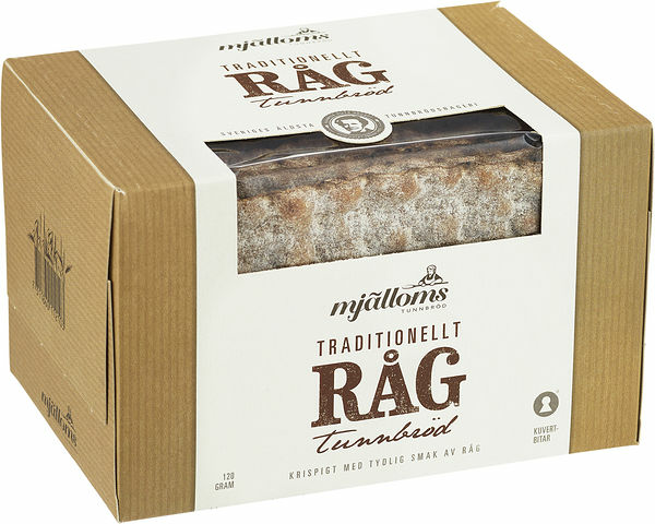 Tunnbröd Råg Mjälloms - bild 1