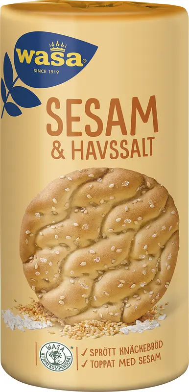 Lilla Runda Sesam & Seasalt Wasa - bild 1