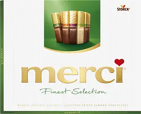 Merci Grön Mandel Chokladask 250 g