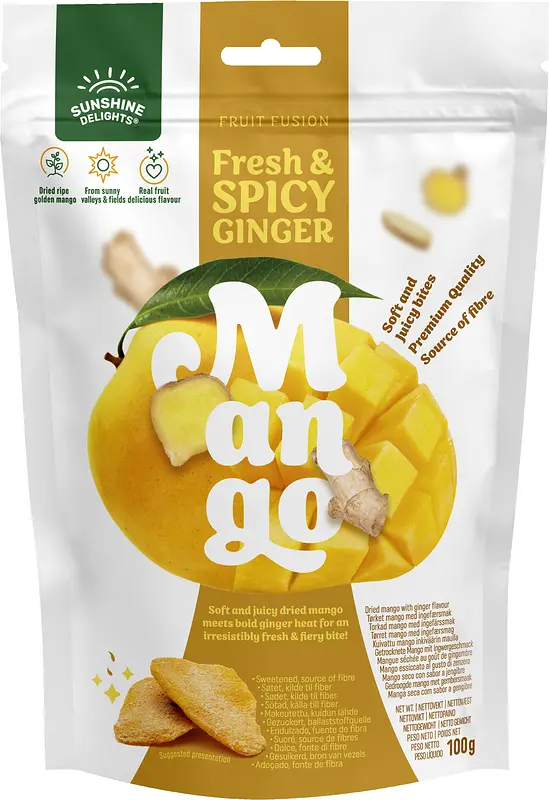 Fruit Fusion Fresh & Spicy Ginger Mango Dellia - bild 1