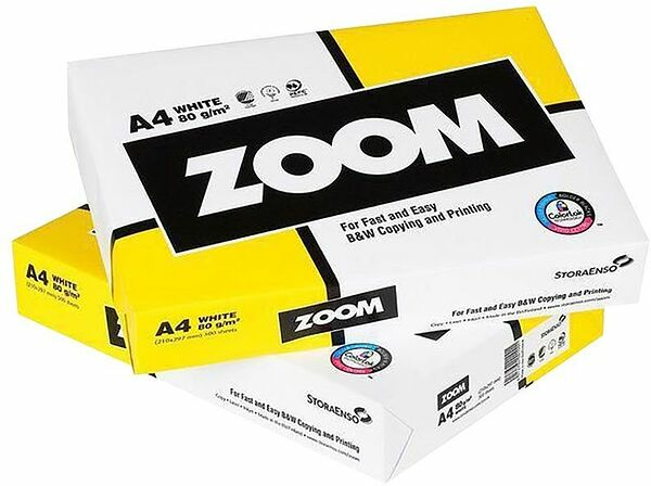 Kopieringspapper Ohålat A4 80 g Zoom - bild 1