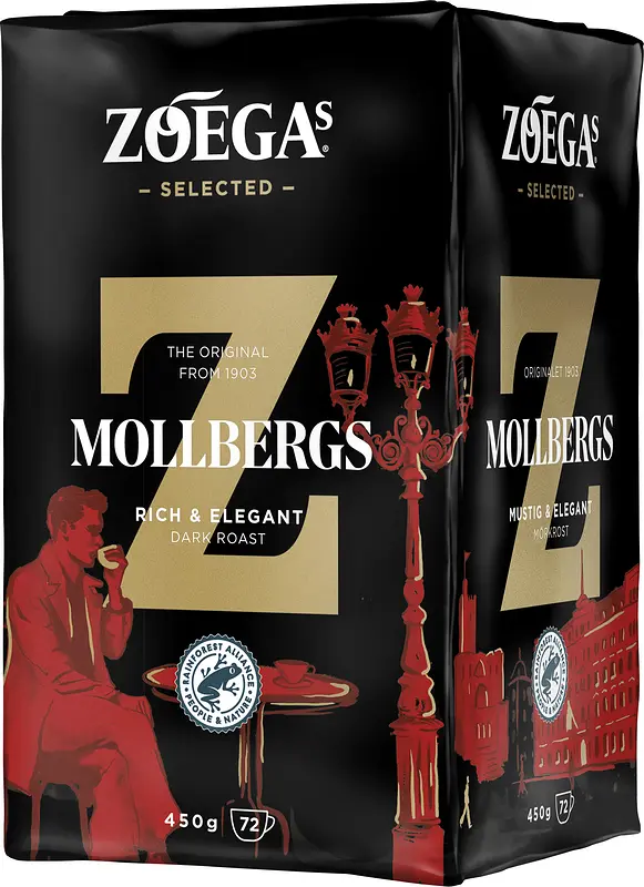 Bryggkaffe Mörk Mollbergs Blandning Zoégas - bild 1