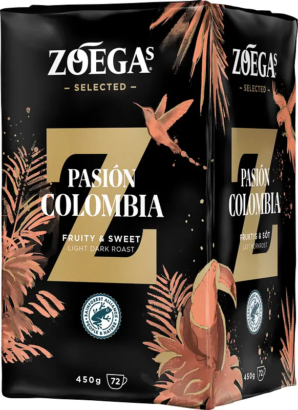 Bryggkaffe Mörk Pasion Colombia Zoégas - bild 1