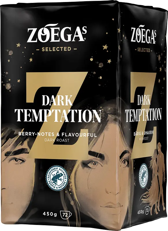 Bryggkaffe Mörk Dark Temptation Zoégas - bild 1