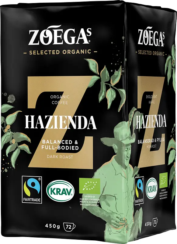 Bryggkaffe Mörk Hazienda Fairtrade Zoégas - bild 1