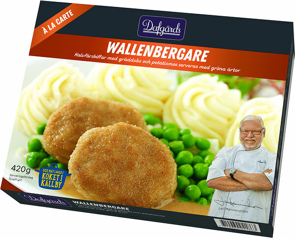 Mannerström Wallenbergare gräddsås potatismos Dafgårds - bild 1