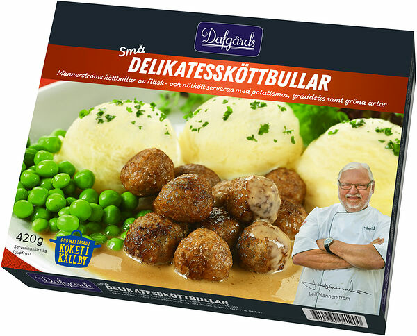 Mannerström Små Delikatessköttbullar potatismos Dafgårds - bild 1