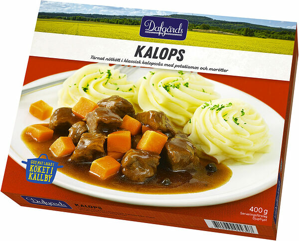 Kalops med potatismos sås morötter Dafgårds - bild 1