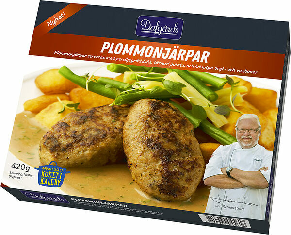 Mannerström Plommonjärpar persiljegräddsås potatis Dafgårds - bild 1