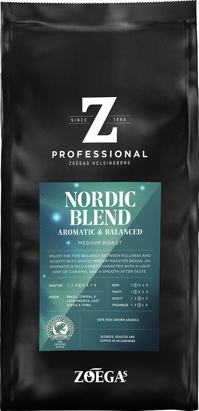 Hela bönor mellan Nordic Blend Zoégas Professional - bild 1