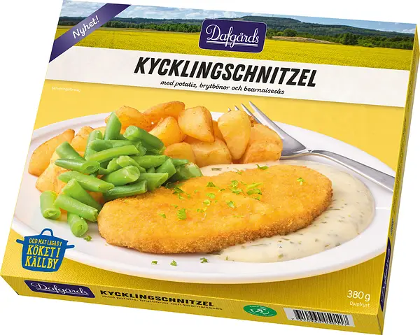 Kycklingschnitzel potatis bearnaisesås Dafgårds - bild 1