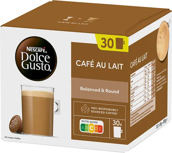 Dolce Gusto Café Au Lait 30-pack Nescafé - bild 1