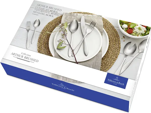 Bestickset 68 delar Arthur brushed Villeroy & Boch - bild 1