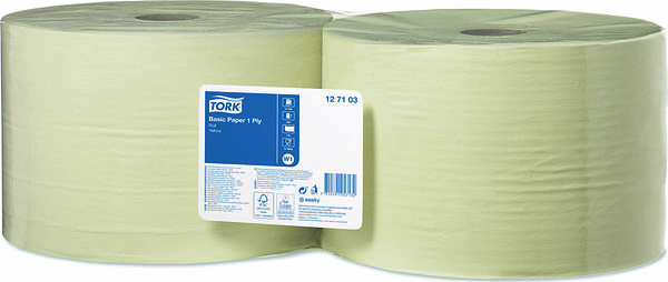 Tork Basic Papper Gul W1 - bild 1
