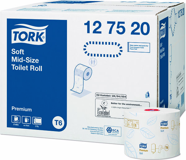 Tork Toalettpapper Mid-size Mjukt T6 - bild 1