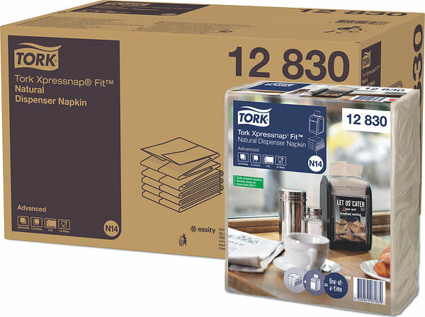Dispenserservett Natur N14 Xpressnap® - bild 1