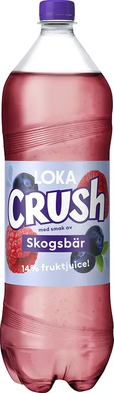 LOKA Crush Skogsbär 140 cl å-pet - bild 1