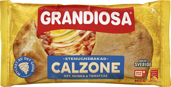 Pizza Calzone Ost & Skinka X-tra Allt Grandiosa - bild 1