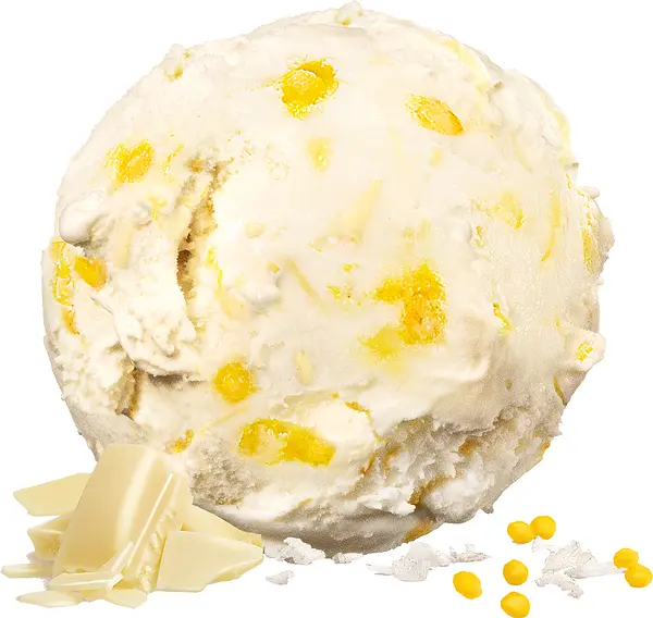 VitChoklad SaltCitron gräddglass SIA Glass - bild 1