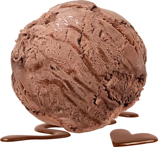 Ljus Choklad Laktosfri gräddglass SIA Glass - bild 1