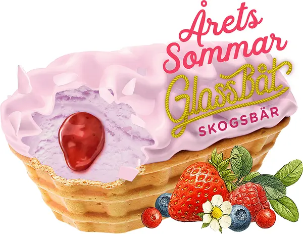 Glassbåt Skogsbär Sommar 2026 SIA Glass - bild 1