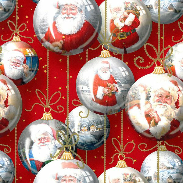 Julpapper Presentpapper Santa 38 cm 5 kg - bild 1
