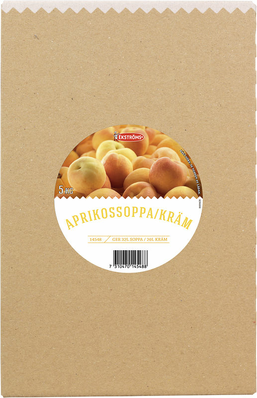 Aprikossoppa/kräm kallrörd Ekströms - bild 1