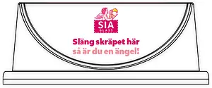 SIA Glass Lock till papperskorg 40 liter