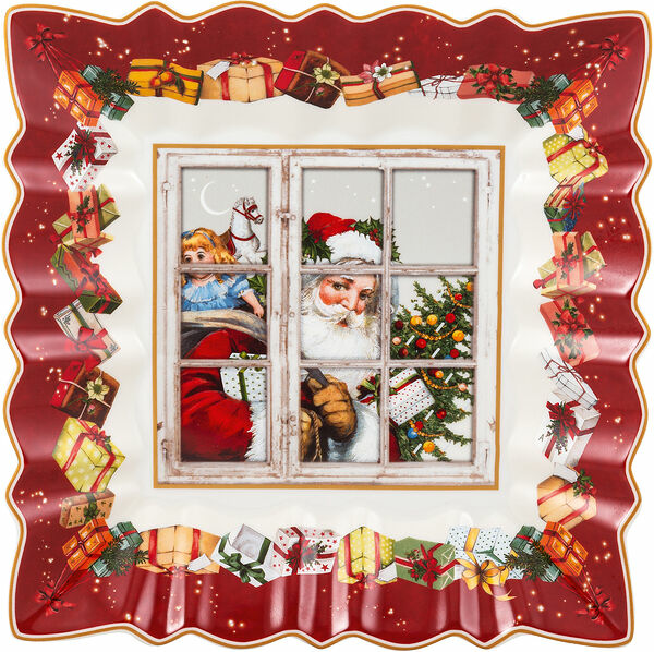 Skål 27 cm Toys Fantasy Bowl square Santa Villeroy & Boch - bild 1