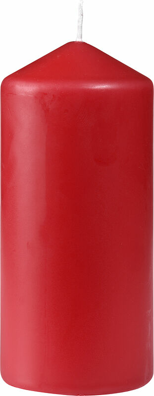 Blockljus röd 16x13 cm Duni - bild 1