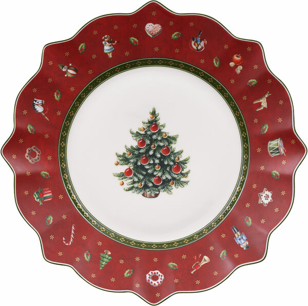 Tallrik flat 24 cm röd Toys Delight Villeroy & Boch - bild 1