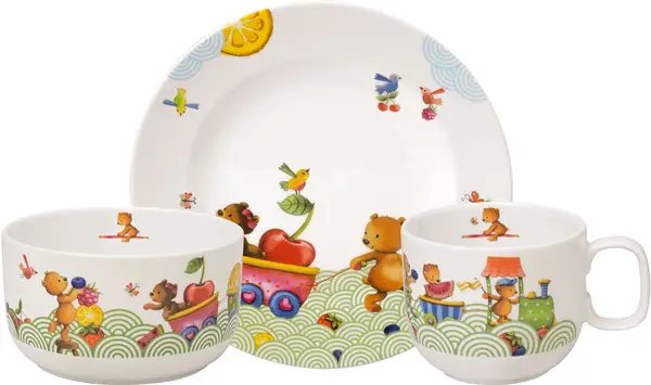Barnservis 3 delar Hungry as a Bear Villeroy & Boch - bild 1