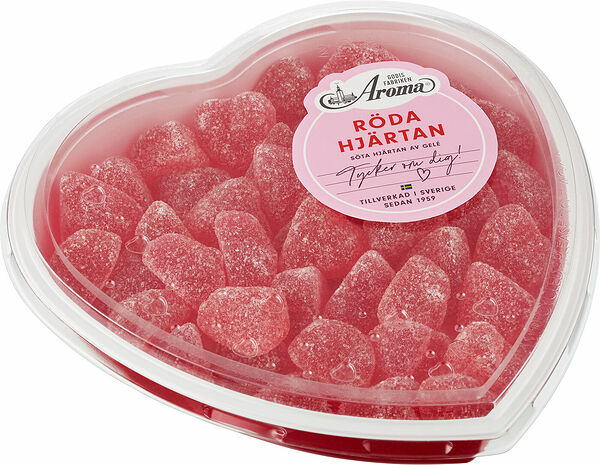 Röda Hjärtan Red Heart geléhjärtan Aroma - bild 1