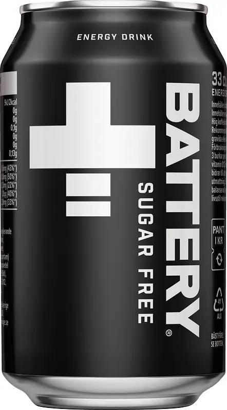 Battery No Calorie Energidryck 33 cl burk - bild 1