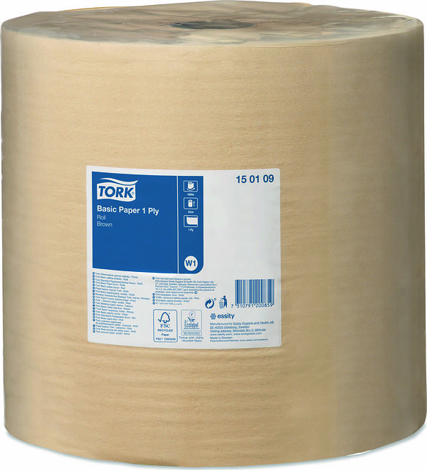 Tork Basic Papper Brun Stor W1 - bild 1