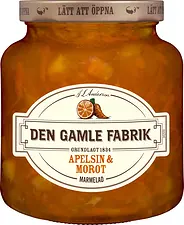 Marmelad Apelsin & Morot Den Gamle Fabrik