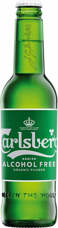 Carlsberg Organic Alkoholfri Öl 0,5% engånsglas - bild 1