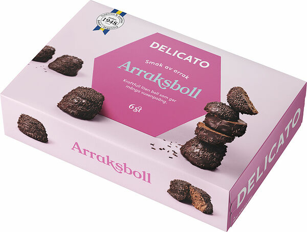 Arraksboll 6-p 40 g Delicato - bild 1
