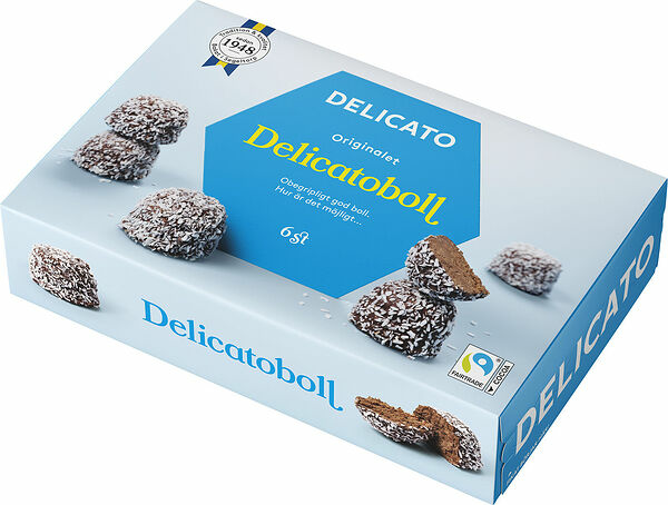 Delicatoboll 6-p 40 g Delicato - bild 1