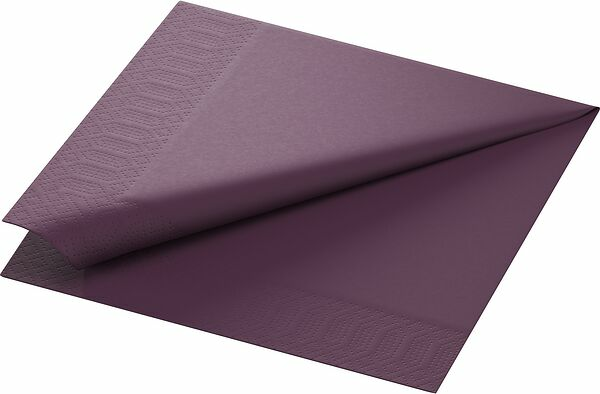 Servett 3 L Plum 40x40 cm Duni - bild 1