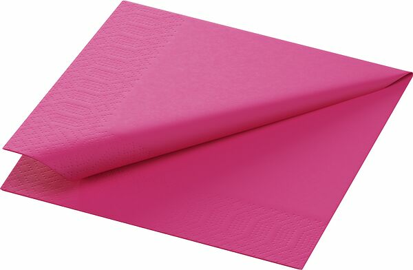 Servett 3 L fuchsia 24x24 cm Duni - bild 1