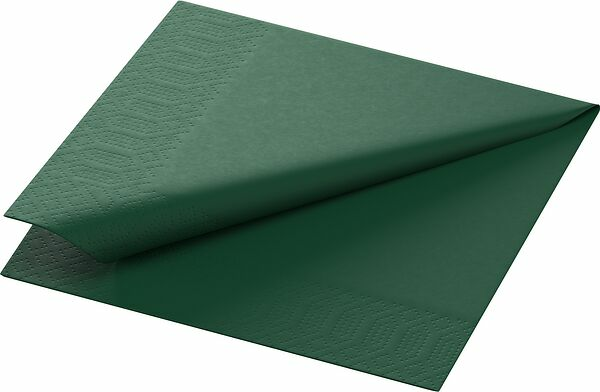 Servett 3 L Mörkgrön 24x24 cm Duni - bild 1