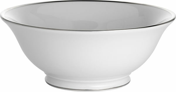 Bistro salladsskål nr. 6 vit/silver 60 cl Pillivuyt - bild 1