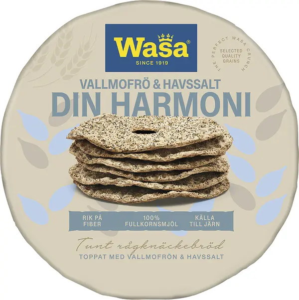 Din Harmoni Vallmofrö & Havssalt Wasa - bild 1