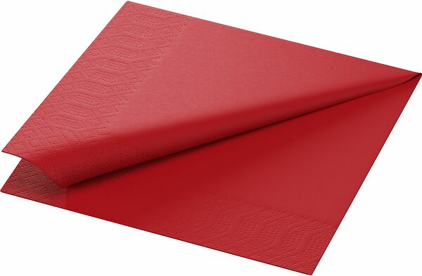 Servett 1 L röd 33x33 cm Duni - bild 1