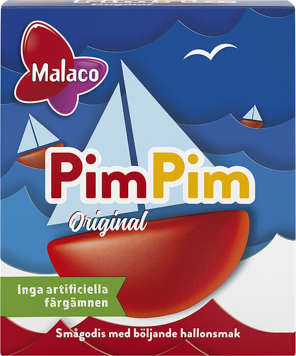 Pim Pim Hallonbåt Tablettask Malaco - bild 1