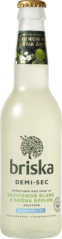 Briska Demi Sec grönt äpple Cider 0,5% - bild 1