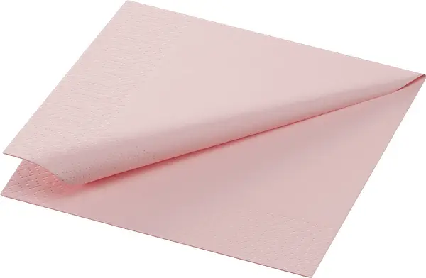 Servett 3 L Mellow Rose 24x24 cm Duni - bild 1