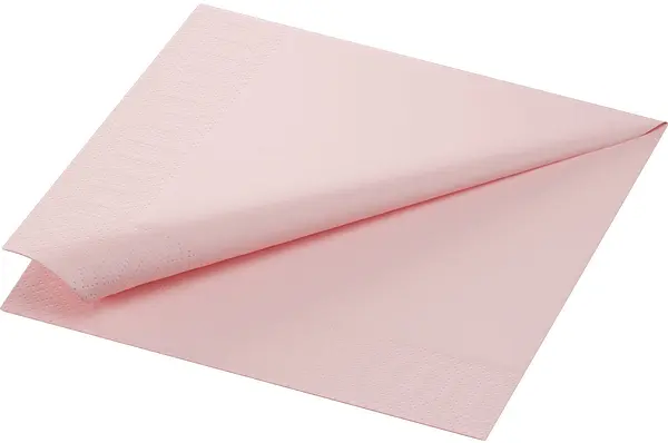 Servett 3 L Mellow Rose 33x33 cm Duni - bild 1