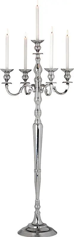Alster Kandelaber aluminium 5 armad 150 cm Dorre - bild 1